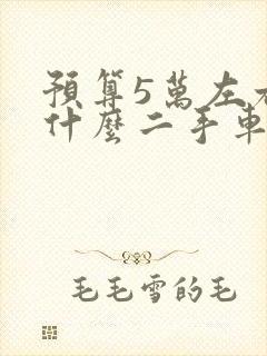 预算5万左右买什么二手车好 预算5万左右买什么二手车好