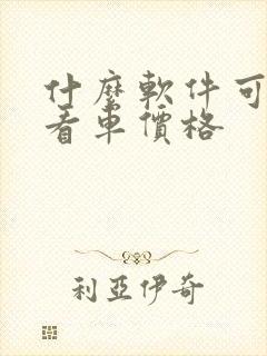 什么软件可以查看车价格