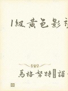 1级黄色影视