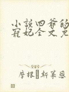 小说四爷的心尖宠妃全文免费阅读