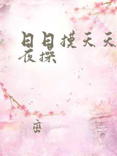 日日摸天天日夜夜操
