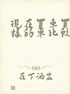 现在买车买什么样的车比较好
