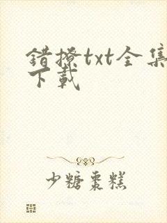 错撩txt全集下载 错撩txt全集下载