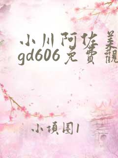 小川阿佐美 pgd606免费观看