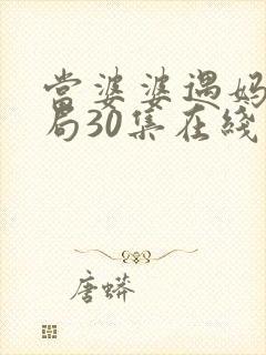 当婆婆遇妈大结局30集在线观看