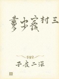 黄山宏村三日游多少钱