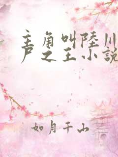 主角叫陆川的丧尸之王小说