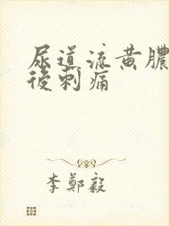 尿道流黄脓小便后刺痛