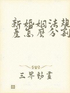 新婚姻法规定财产怎么分割 新婚姻法规定财产怎么分割