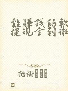 能赚钱的软件可提现金到微信上 能赚钱的软件可提现金到微信上