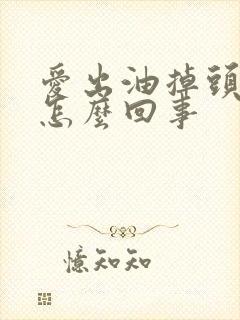 爱出油掉头发是怎么回事