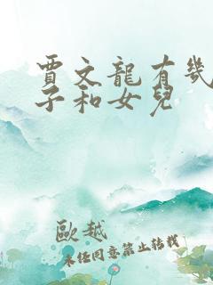 贾文龙有几个儿子和女儿