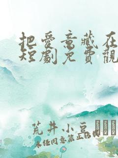 把爱意藏在心底短剧免费观看