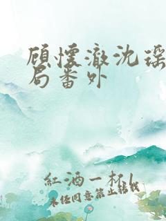 顾怀澈沈瑶大结局番外