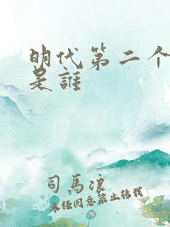 明代第二个皇上是谁