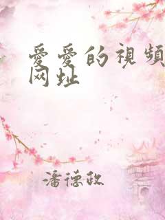 爱爱的视频免费网址