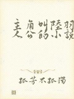 主角叫陆羽的主人公的小说