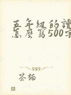 五年级的读后感怎么写500字