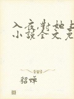 入夜,对她上瘾小说全文免费阅读