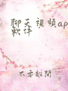 聊天视频app软件