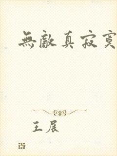 无敌真寂寞小说 无敌真寂寞小说
