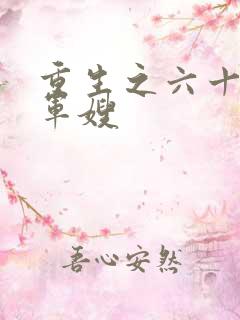 重生之六十年代军嫂 重生之六十年代军嫂