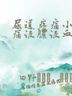 尿道疼痛小便刺痛流脓流血 尿道疼痛小便刺痛流脓流血