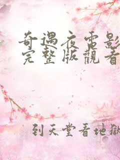 奇遇夜电影在线完整版观看