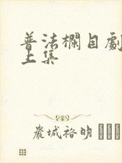 普法栏目剧爱恨上集