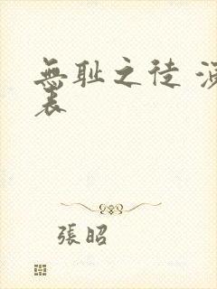 无耻之徒 演员表 无耻之徒 演员表