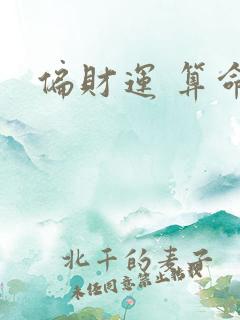 偏财运 算命