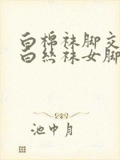 白棉袜脚交榨精白丝袜女脚