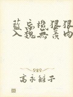 蓝忘机狠狠的进入魏无羡肉