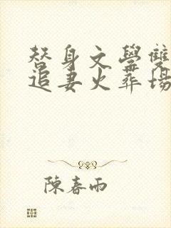 替身文学双男主追妻火葬场推荐 替身文学双男主追妻火葬场推荐
