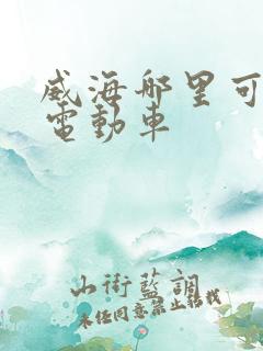 威海哪里可以租电动车