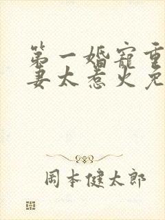 第一婚宠重生娇妻太惹火免费
