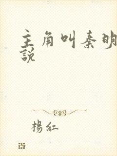主角叫秦明的小说