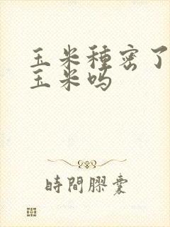 玉米种密了会结玉米吗