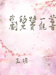 我的特一营电视剧免费观看全集