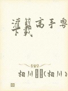 灌篮高手粤语版下载 灌篮高手粤语版下载