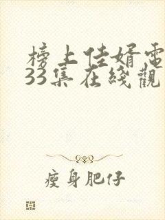 榜上佳婿电视剧33集在线观看 榜上佳婿电视剧33集在线观看