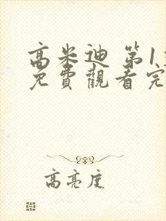 高米迪 第1季免费观看完整版在线全集