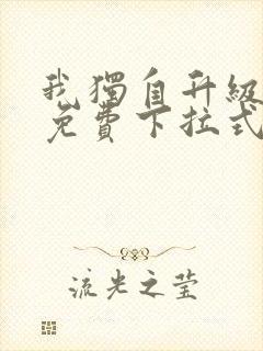 我独自升级漫画免费下拉式在线