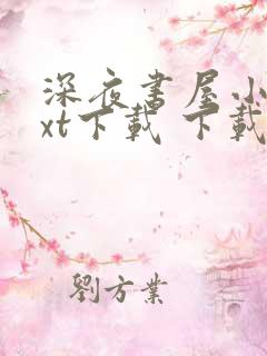 深夜书屋小说txt下载 下载