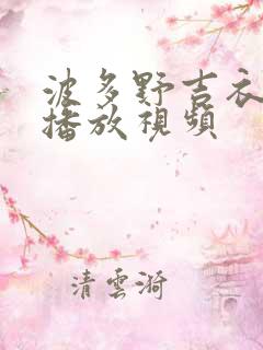 波多野吉衣在线播放视频