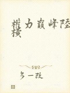 权力巅峰陆皓纵横