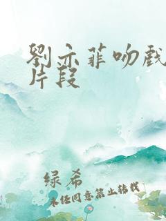 刘亦菲吻戏原声片段 刘亦菲吻戏原声片段