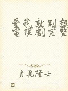 爱我就别想太多电视剧完整版40集