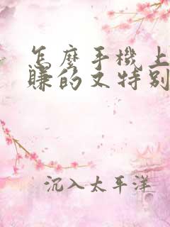 怎么手机上赚钱赚的又特别快