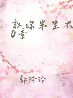 许你半生不见30章 许你半生不见30章